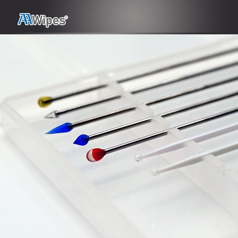 Sensor Glue Sticks ESD | 1.8 mm Water Drop Shape Head, 10 Packs, Blue, Medium Viscosity, Stainless Steel | Anti Static Dust Rods for Sensors, LCD,...