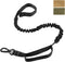Tactical Dog Leash, Heavy Duty Dog Leash Bungee for Medium and Large Dogs, No Pull Dog Leash for Shock Absorption, 2 Handles Dog Training Leash(Ma...
