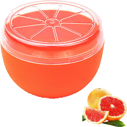 Orange Storage Containers, Reusable Grapefruit Keeper for Refrigerator, Individual Orange Saver Holder Organizer for Fridge to Keep Orange Fresh...