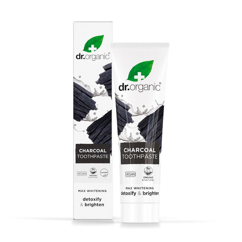 Dr Organic Extra Whitening Charcoal Toothpaste 100ml...