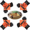 90 Degree Corner Clamp, 4 Pack Adjustable Single Handle Spring Loaded Right Angle Clamp,Swing Woodworking Clip Clamp Tool...
