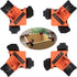 90 Degree Corner Clamp, 4 Pack Adjustable Single Handle Spring Loaded Right Angle Clamp,Swing Woodworking Clip Clamp Tool...
