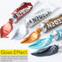 MEEDEN Metallic Acrylic Paint, Set of 12 Vibrant Colors Acrylic Tubes 0.74oz/22ml, Heavy Body Non Toxic Art Craft Paints for Artists, Kids & Begin...