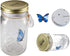 Butterfly in a Jar, Glass Animated Butterfly In A Jar With LED Light Gift Decoration (Blue)...
