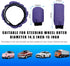 3 PCS Car Gear Shift Knob Cover & Handbrake Cover & Steering Wheel Cover, Anti-Slip Breathable Comfortable Handbrake Gear Shift and Steering Wheel...