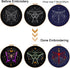 Louise Maelys 3 Set Tarot Embroidery Kits for Beginners with Moon Butterfly dragonfly and moth pattern,Adults Starter Cross Stitch Kit DIY Needlep...