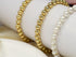 200pcs 18K Gold Filled Spacer Beads That Do Not Fade Easily Smooth Round Beads Seamless Ball Beads Brass Loose Beads Metal Beads for DIY Necklace ...