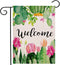 Spring Cactus Welcome Garden Flag 12.5×18 Inch Small Vertical Double Sided Seasonal Outdoor Décor for Yard Flag...