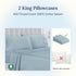 California Design Den King Size Pillowcase Set - 400 Thread Count, 100% Cotton Sateen, Luxury Set of 2 Pillow Covers, Breathable, Cooling, Soft fo...