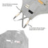 carrotez Chef Apron, Waterdrop Resistant Cotton Canvas Cross Back Adjustable Apron, M-XXL (Light Grey)...