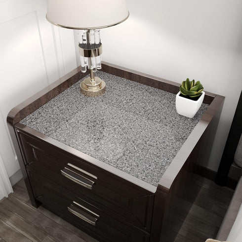 YENHOME Granite Countertop Contact Paper Waterproof 17.7"x200" Grey Granite Peel and Stick Countertops for Kitchen Bathroom Counter Contact Paper ...