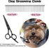Dog Grooming Scissors Kit with Safety Round Tips, Professional 6 in 1 Grooming Scissors for Dog, Cats, Pets, 4CR Stainless Steel, Sharp and Durabl...