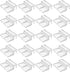 20 PCS 6mm Acrylic Aquarium Cover Clip, Clear Fish Tank Glass Cover Clip Support Holder Universal Lid Clips for Rimless Aquariums...