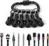 1/4 Inch Bit Holder Keychain, Hex Screwdriver Bits Holder Extension Bar, Quick Change Screw Bit Holder for Most Electric, Hand-held Screwdrivers a...