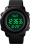 Men's Digital Sports Watch Military Electronic Waterproof Wrist Watches for Men with Stopwatch Alarm LED Backlight...