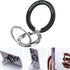 AnHome Magnetic Phone Ring Holder for MagSafe Kickstand, Magnet Finger Loop Grip Stand Holders, Compatible with iPhone 15 14 Plus 13 12 Pro, Pro M...