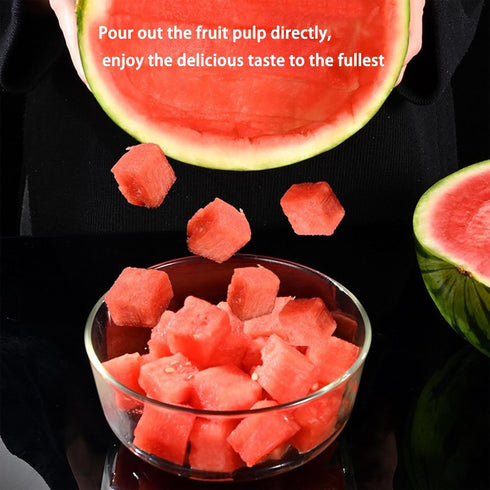 2-in-1 Multifunctional Watermelon Fork Slicer Cutter Stainless Steel Dual Head Fruit Forks Slicer Knife for Kitchen Gadget (1Pcs)...