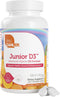 Zahler Junior D3 Vitamins 1000 IU - Chewable Vitamin D3 for Kids - Vitamin D for Kids to Support Bone, Teeth & Immune Health - Kosher Kids Vitamin...
