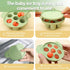 2 Pack Silicone Baby Food Feeders + Mini Freezer Tray for 4 Months+ Infant Solid Food Safe Self Feeding, BPA Free Breastmilk Popsicle Teether Set ...