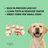 DOGCHEWZ™ Rawhide Dual Color Knotted Mini Bone Dog Chew Treats with Chicken Wrapped 3" (18 Ct/Bag) - Chicken Flavored...