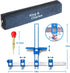 King&Charles Cabinet Hardware Jig, Cabinet Handle Jig with Automatic Center Punch, Cabinet Jig for Handles and Pulls on Drawers/Cabinets, Cabinet ...