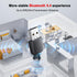 USB Bluetooth Adapter for PC, Bluetooth 5.4 Dongle Receiver, Plug and Play for Windows 11/10/8.1, Bluetooth Receiver & Transmitter for Bluetooth K...