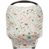 Parker Baby 4 in 1 Car Seat Cover for Girls - Stretchy Carseat Canopy, Nursing Cover, Grocery Cart Cover, High Chair Cover - Bloom...