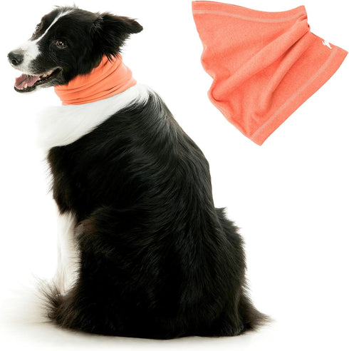 Gooby Snood - Flamingo, X-Small - Warm Cover for Dogs to Protect from Cold or Noise...