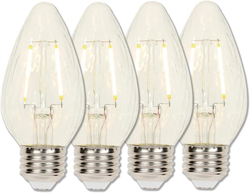 Westinghouse 3319320 LED Light Bulb, 4 Count (Pack of 1), Clear...