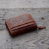 JJNUSA Men Minimalist Leather Wallet Card Holder Distressed Gifts Zipper bag...