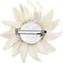 AeraVida Dancing White Petals Mother of Pearl-Cultured Freshwater Pearl Pin or Brooch | Floral Accessories for Women | Handmade Floral Brooch...