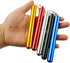 5Pcs Aluminum Alloy Container with Keychain, 4.33 x 0.55 x 0.55 Inches Pocket Waterproof Metal Storage Holder Case...