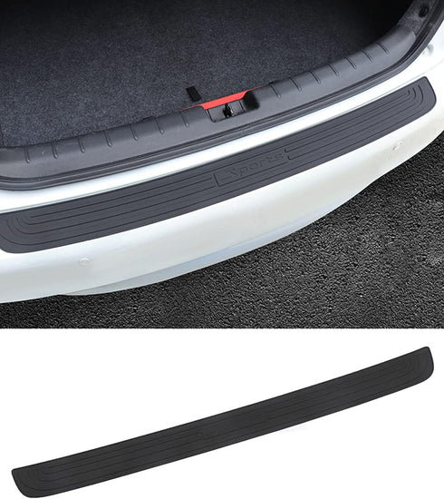 Pincuttee Rear Bumper Protector Guard for Car,Black Rubber Scratch,Resistant Trunk Door Entry Guards,Accessories Trim Cover,35.4"X2.87" for Most o...