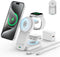3 in 1 Wireless Charging Station Compatible with Apple Devices,Foldable Magnetic Wireless Charger for iPhone 15/14/13/12,Apple Watch Ultra 2/Ultra...