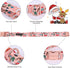 ARING PET Christmas Dog Collar-Cute Cotton Dog Collar with Bow, Adjustable Pink Christmas Pet Collars Puppy Collars with Metal Buckle...