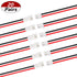 mxuteuk 20 Pairs 22 AWG 2 Pin JST XH2.54 Connector Plug with Red Black Cable Wire Male Female 200mm JST-XH2.54...
