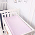 Diaper Changing Pad Cover for Baby Girls Set of 3, Snug Fit 4-sided Contoured Changing Table Pad 16x31 16x32, Fitted Change Pad Sheet Gray Purple ...