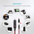 12V-24V DC Car Charger Auto Power Supply Cable - DC 5.5mm x 2.1mm 4FT to Car Cigarette Lighter Male Plug Car Cigarette Lighter Cable......