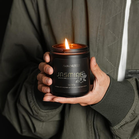 Scented Candles for Men Women,Jasmine Scented Candle for Home,Soy Candles for Home|Bath and Body Works Candles|Long Lasting Burn Time 50 Hours...