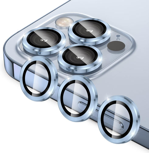 Camera Lens Protector Compatible for iPhone 13 Pro Max (6.7") & iPhone 13 Pro (6.1"), Premium Tempered Glass Clear Lens Screen Protector Film Cove...