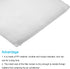 PATIKIL 47.2" x 39.4" Air Conditioner Air Filter Material, Plastic Dustproof Filtering Mesh Screen Replacement for Air Conditioning, White...