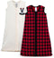 The Peanutshell Wearable Blanket Sleep Sack for Baby Boys or Girls, Woodland Moose & Buffalo Plaid, Sizes up to 12 Months (Small/Medium)...