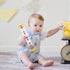 Rainmaker 12 inch Rain stick for babies Rattle Tube Rain Stick Shaker Music Sensory Auditory Instrument Toy For baby child girl (12 inch Yellow)...
