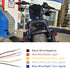 DREAMIZER Motorcycle Brake Tail light Fender Edge LED Lamp with Turn Siganls Compatible with Sportster XL883N 1200N XL1200V XL1200X Cafe Racer Cho...