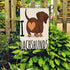 EMMTEEY Dachshund Art Garden Flag Double Sided Burlap Decoration 12.5x18 for Yard Outdoor Decor Garden Flag cute Dachshund Dog Cartoon Isolated on...