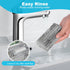 4pcs Damp Dusting Sponge Duster Grey, Household Clean Sponges Duster for Cleaning Baseboards Blinds, Vents, Window Trunk, Scrub Magic Sponge Erase...