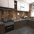 JSEVEM Brown Marble Wallpaper Peel and Stick Vinyl Granite Contact Paper Self Adhesive Wall Paper Stickers for Kitchen Countertop Cupboard (15.74"...