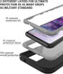 for Samsung Galaxy S20 Case,Shockproof Dropproof Galaxy S20 Case,Heavy Duty Protective for Samsung S20 Case 6.2 Inch (Black/Gray)...