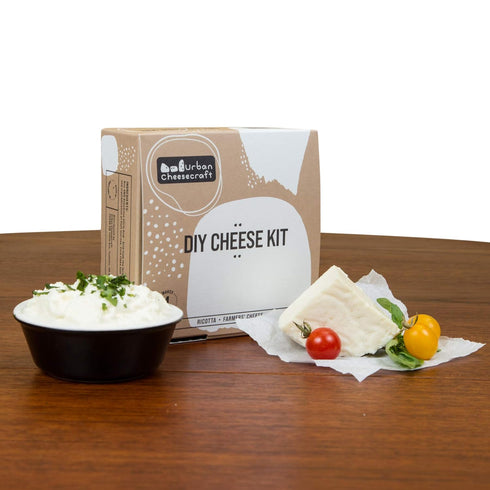 Mini DIY Cheese Kit - Ricotta & Farmers' Cheese - 4 Batches, Make Cheese in 30 Minutes, Vegetarian, Gluten Free & Non-GMO...