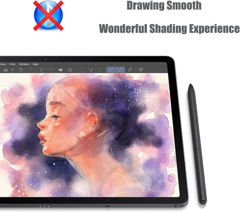 2 Pack Tab S7 FE S Pen Replacement Pen for Samsung Galaxy Tab S7/Tab S7 FE SM-T736,SM-T733,SM-T730 Stylus Pen,EJ-PT730,4096 Pressure Sensor(Black)...